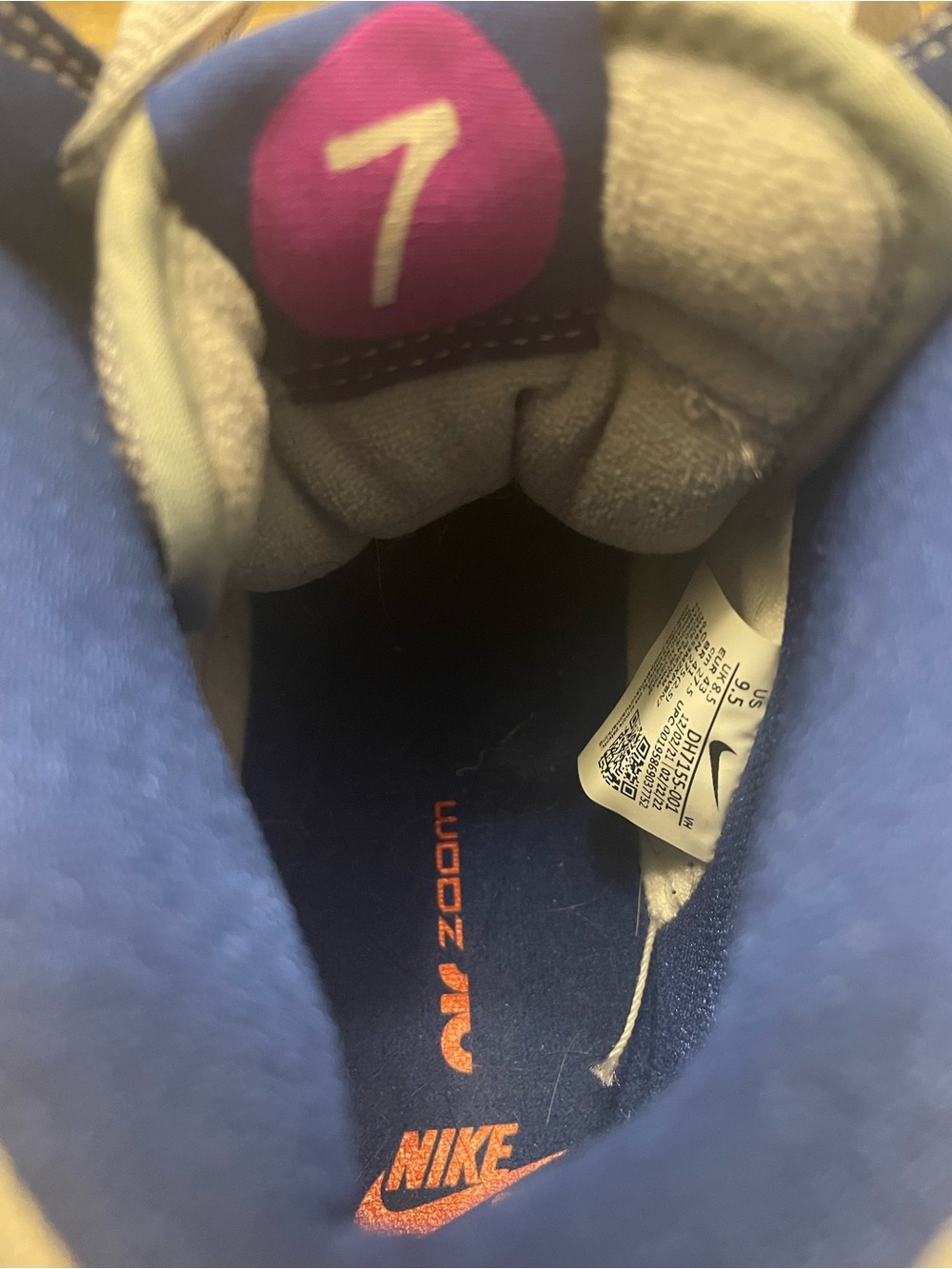 Nike SB Dunk High NY Mets. 9.5! Bubble Gum pack. No Box - Picture 6 of 7